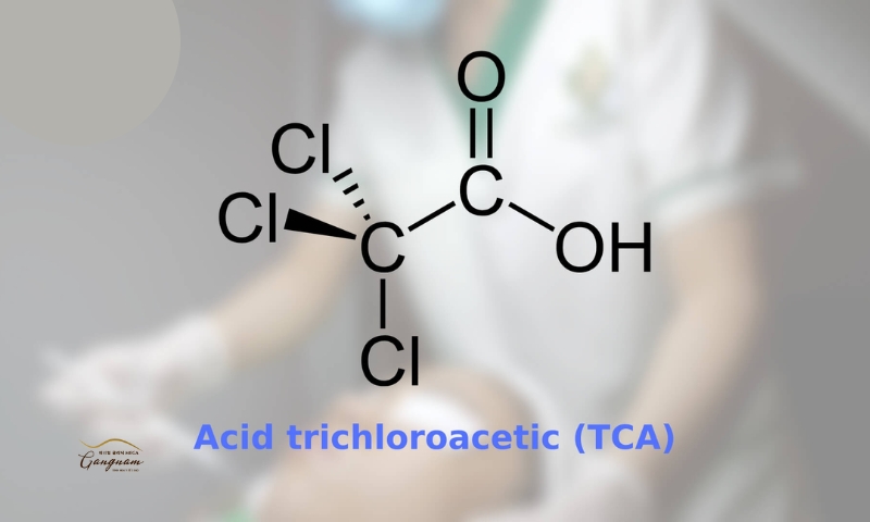 TCA cũng được áp dụng tại các cơ sở thẩm mỹ để peel da trung bình đến sâu