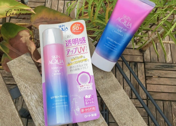 Xịt Chống Nắng Sunplay Skin Aqua Nâng Tone Da 