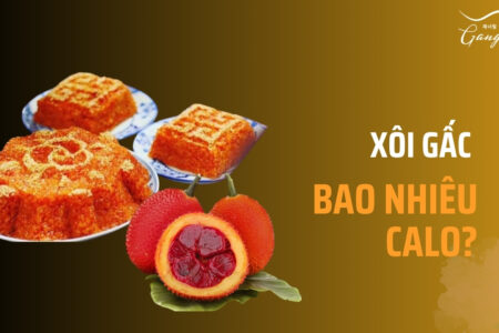 Xôi gấc chứa khoảng 350-400 calo cho mỗi phần 100 gram