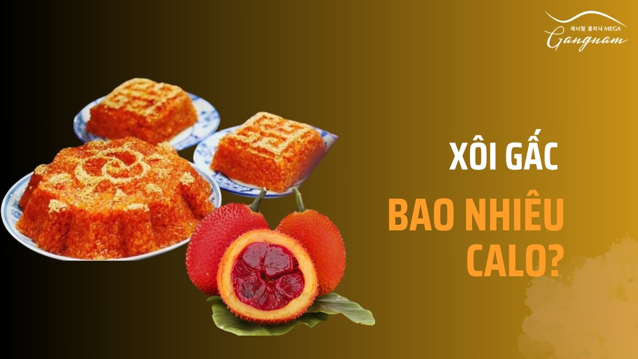 Xôi gấc chứa khoảng 350-400 calo cho mỗi phần 100 gram