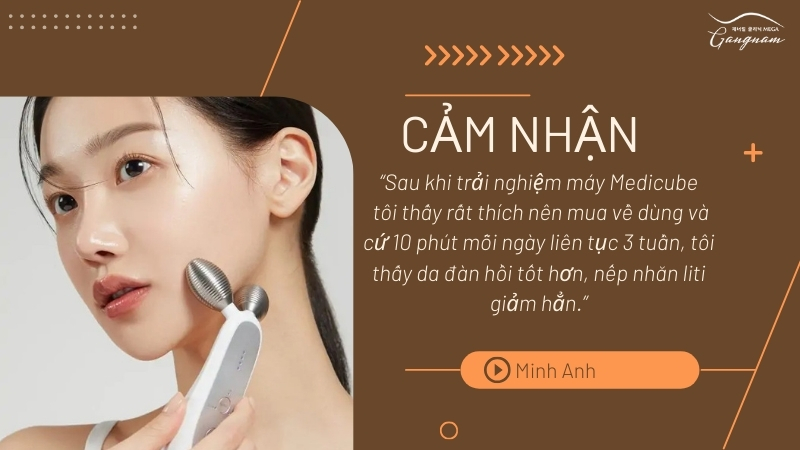 Trải nghiệm người dùng máy nâng cơ Medicube