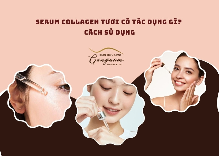 Tác dụng của tinh chất phục hồi serum collagen tươi