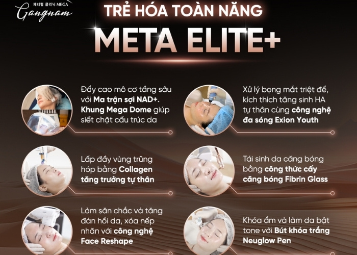 Trẻ hoá vùng da cổ với công nghệ cao Meta Elite