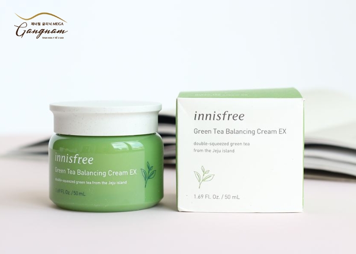 Kem innisfree chống lão hoá Green Tea Balancing Cream EX