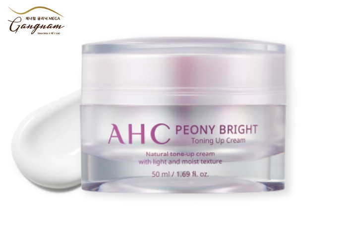 Kem Dưỡng Làm Sáng Da AHC Peony Bright Toning Up Cream