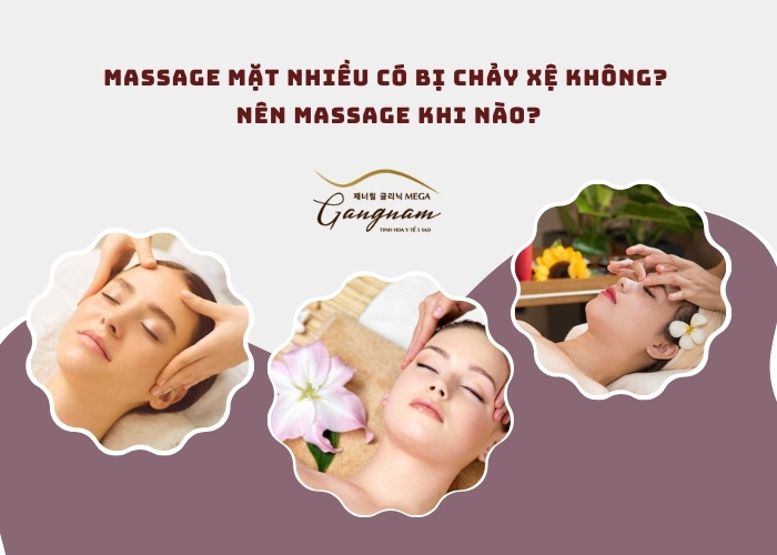 Massage mặt nhiều có bị chảy xệ không? Nên massage khi nào?