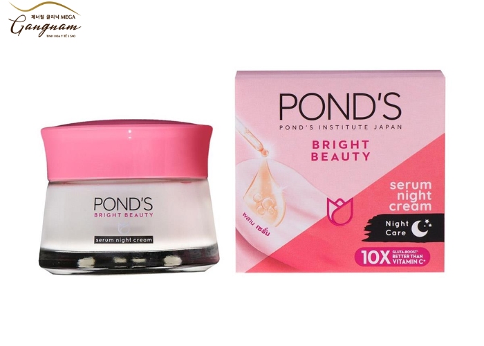 Kem chống lão hóa pond's ban đêm Pond’s Bright Beauty Vitamin Glutaboost