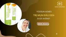 Kem yoosun acnes có trị mụn đầu đen không?