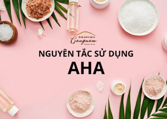 Một số lưu ý khi sử dụng AHA