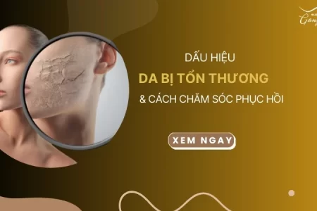 Dấu hiệu da bị tổn thương và cách chăm sóc phục hồi