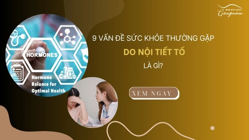 9 vấn đề sức khỏe thường gặp do nội tiết tố là gì?  