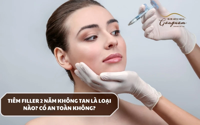 Giải đáp tiêm filler 2 năm không tan là dùng loại filler nào? Có an toàn không? 