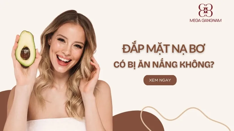 Đắp mặt nạ bơ có bị ăn nắng không là thắc mắc của nhiều chị em. 