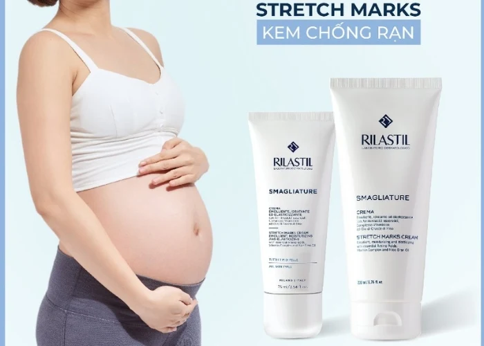 Sản phẩm kem trị rạn da cho bà bầu Rilastil Stretch Mark Cream