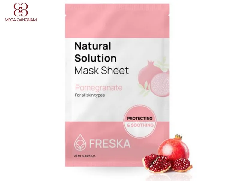 Pomegranate Real Nature Mask phục hồi ẩm trên da 