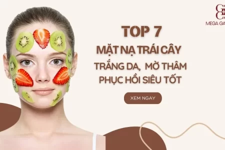 7 mặt nạ trái cây trắng da mờ thâm, phục hồi siêu tốt