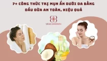 7+ công thức trị mụn ẩn dưới da bằng dầu dừa an toàn, hiệu quả