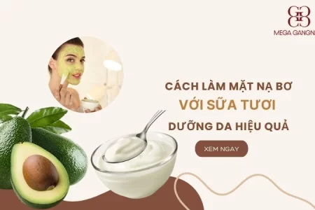 Cách làm mặt nạ bơ với sữa tươi dưỡng da hiệu quả