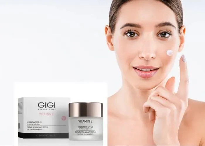 Kem dưỡng ẩm vitamin E cho da khô Gigi Vitamin E Hydratant SPF20