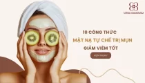 10 công thức mặt nạ tự chế trị mụn giảm viêm nhanh