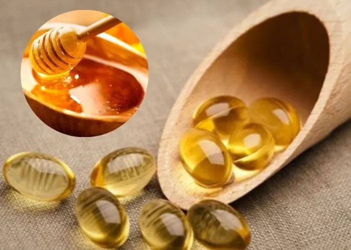 Mặt nạ dưỡng da từ vitamin E và mật ong nguyên chất