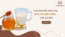 5 lợi ích độc đáo của mặt nạ sữa và mật ong cho da mặt 