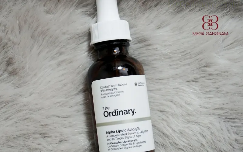 The Ordinary Alpha Lipoic Acid 5% cho tác dụng nhanh chóng nhưng có thể gây kích ứng thời gian đầu 