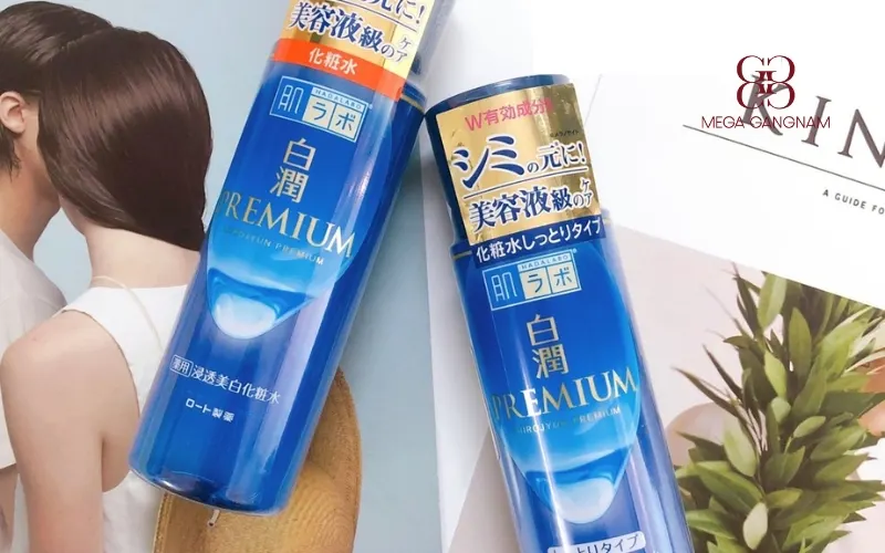 Hada Labo Premium Whitening dưỡng trắng, làm mịn, cải thiện vết thâm trên da 