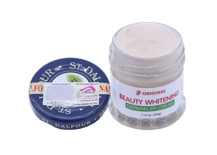 Kem dưỡng trắng St Dalfour Beauty Whitening Excel Cream