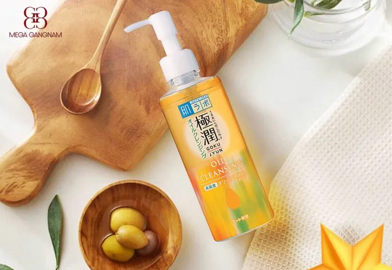 Tẩy trang Hada Labo Gokujyun Cleansing Oil màu vàng 