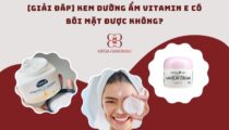 Kem dưỡng ẩm Vitamin E có bôi mặt được không?