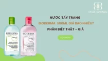 Mức giá và cách phân biệt Bioderma 500ml như thế nào? 