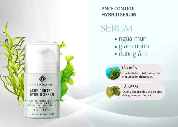 Tinh chất dưỡng ẩm phục hồi da lão hóa ASDM 5% Polyglutamic Acid Serum