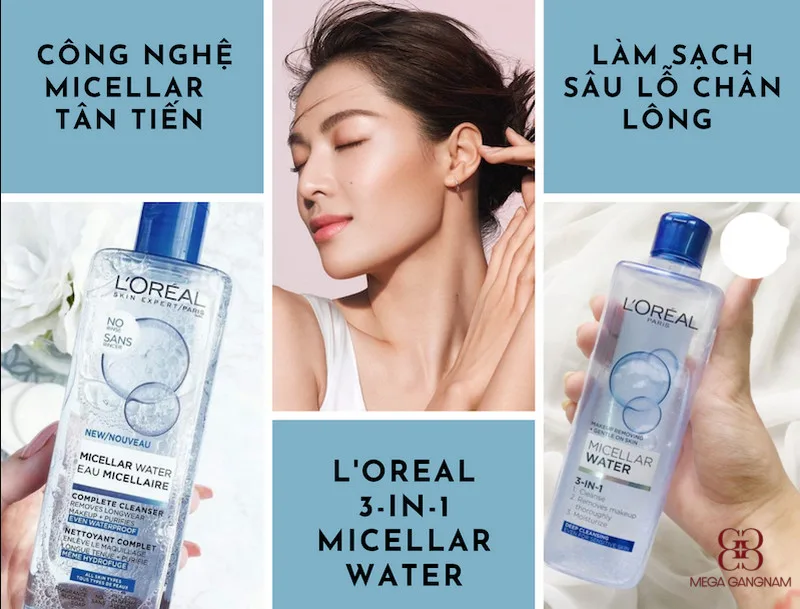 Cách dùng gợi ý tẩy trang Loreal xanh hiệu quả hàng ngày 