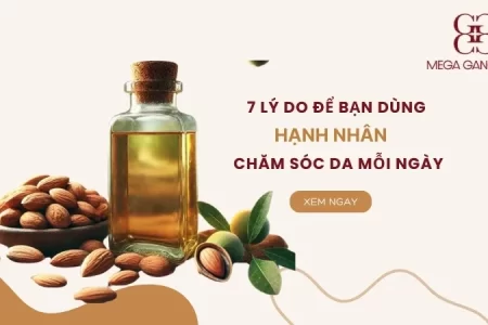 7 lý do để bạn dùng hạnh nhân chăm sóc da mỗi ngày